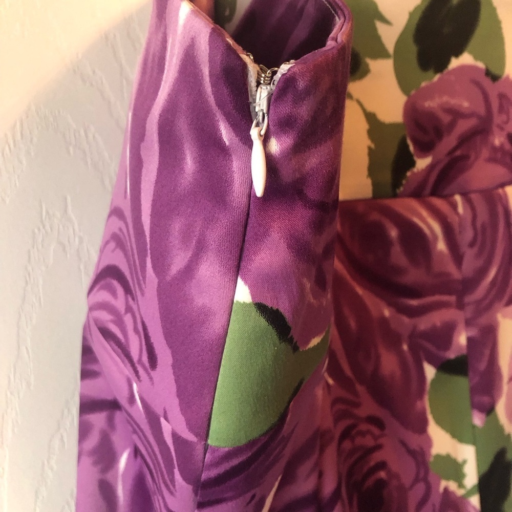 Gorgeous “Flower Show” NY Collection Roses Skirt from Macy’s- NWT Size 18 - Picture 7 of 11